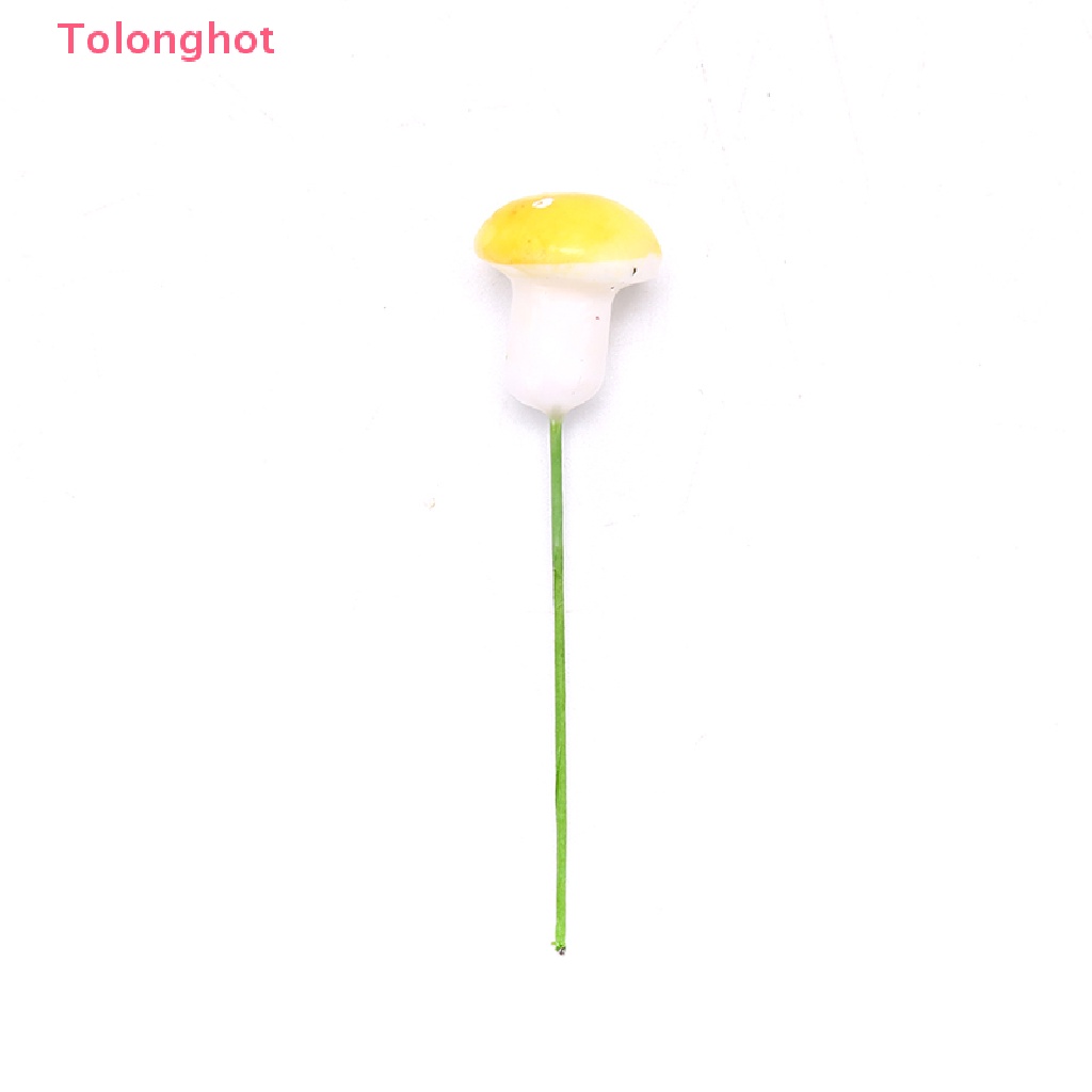 Bộ 100 Mô Hình Nấm Nhân Tạo Nhiều Màu Sắc Dùng Trang Trí Tiểu Cảnh Dụng Cụ Làm Đẹp Chất Lượng Cao