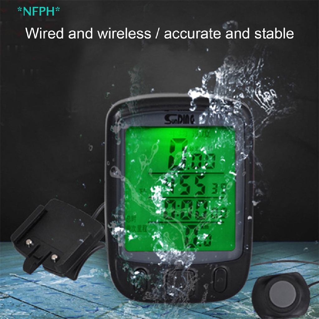 Đồng Hồ Đo Tốc Độ Không Dây Chống Mưa Dành Cho Xe Đạp Mới