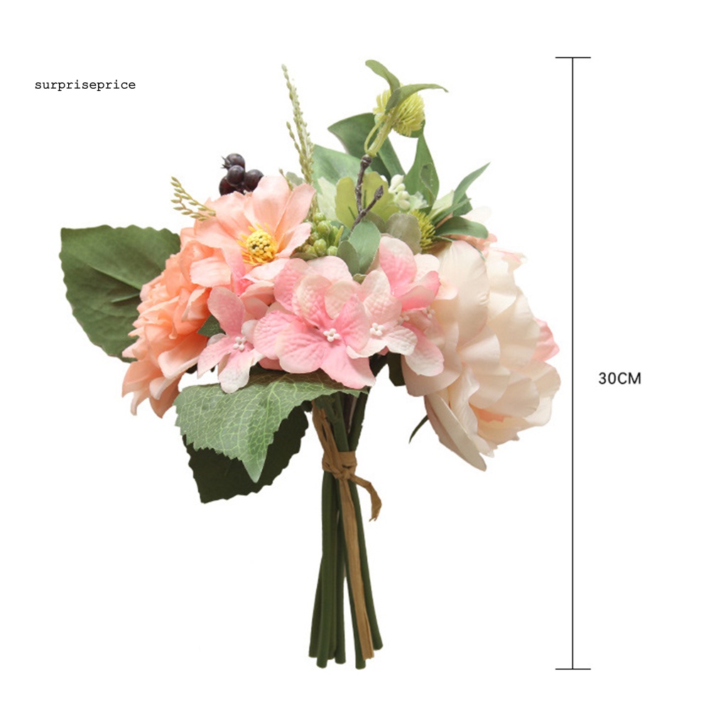 1 Bó Hoa Dahlia Nhân Tạo Dùng Cho Trang Trí Tiệc Cưới, Sân Khấu