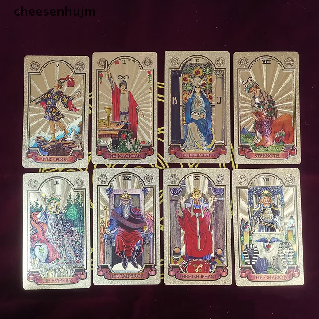 Bộ Bài Tarot Bằng PVC Chống Thấm Nước / Mòn Chuyên Dụng