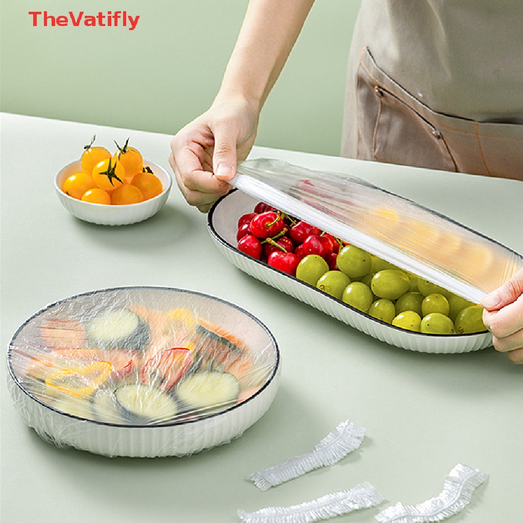 Set 100 Túi Nhựa Bọc Thực Phẩm Bảo Quản Tươi Mới Dùng Một Lần