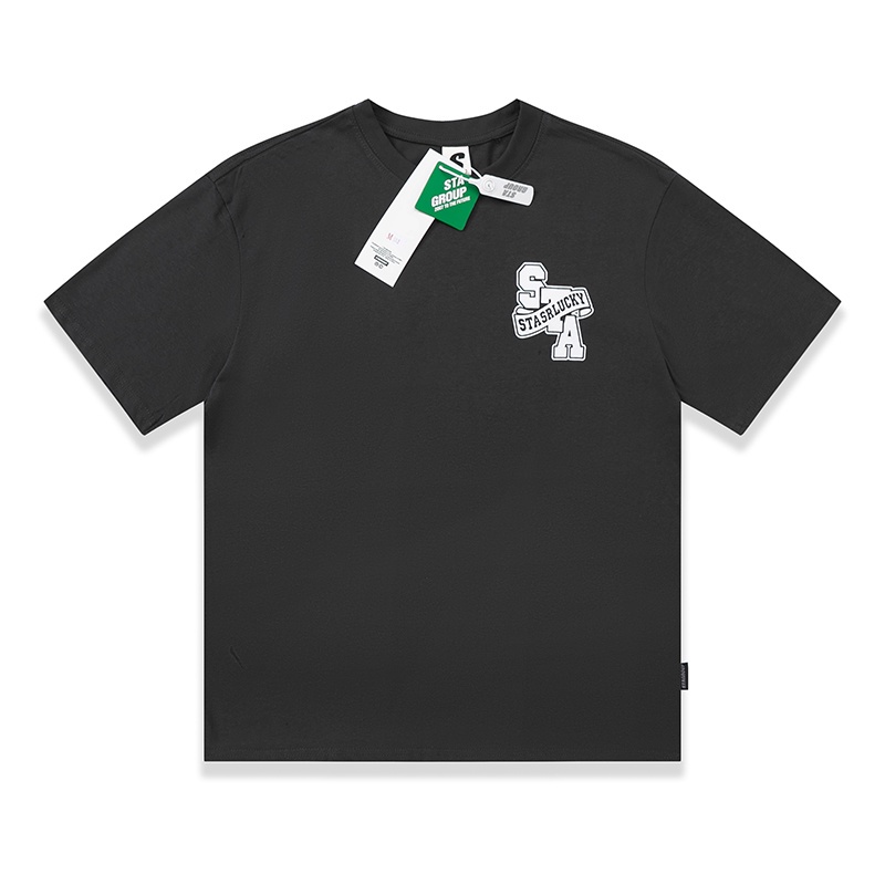 Áo Thun Cotton Tay Ngắn Dáng Rộng Plus Size Unisex