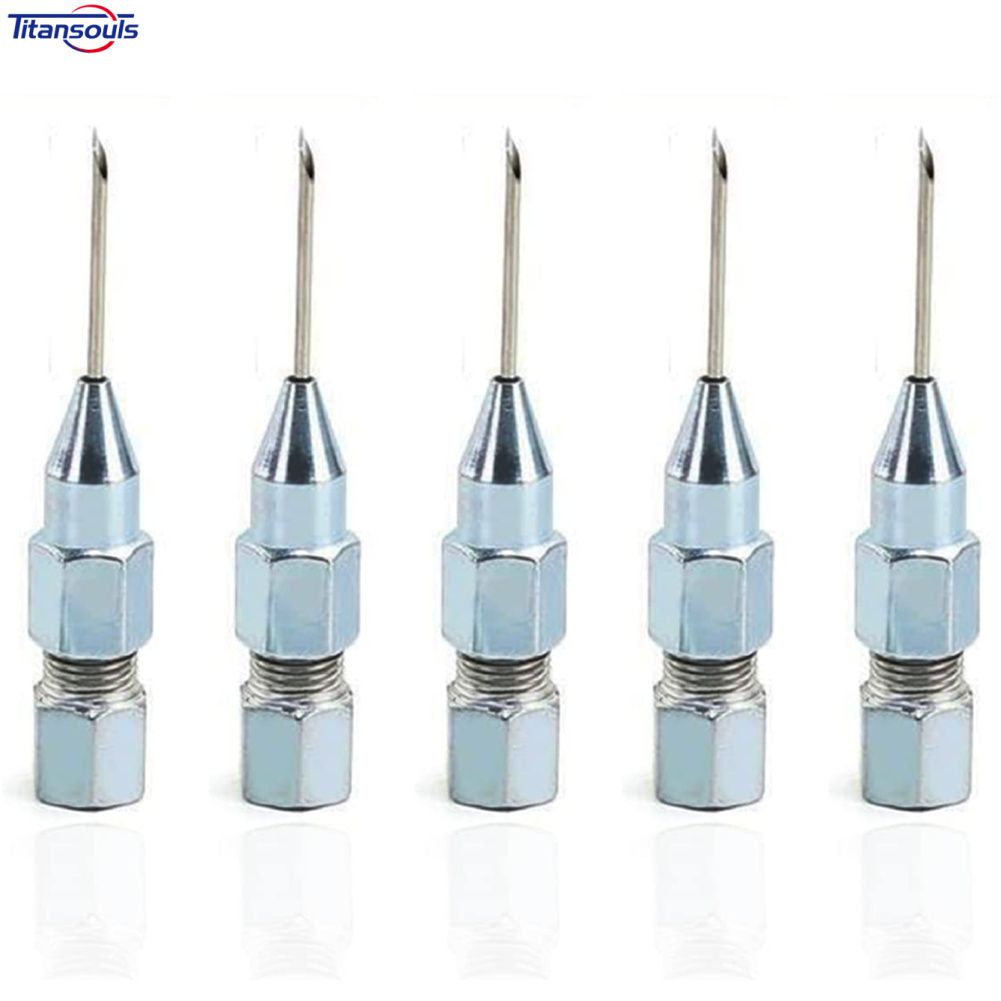 9 Cái/5 Cái Đầu Kim Súng Phun Dầu Mỡ Đầu Kim Bơm Dầu Mỡ Đầu Kim Dài Bằng Thép Không Gỉ Bộ Chuyển Đổi Loại Kim Để Bôi Trơn Ở Những Nơi Kín Ổ Đỡ VN