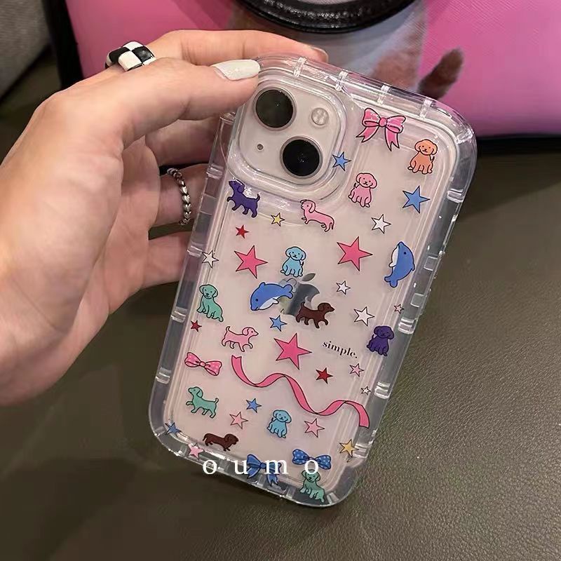 ✅Ốp Điện Thoại Trong Suốt Họa Tiết Hoạt Hình Kiểu Nhật Hàn Dễ Thương Cho Iphone 11 / 8ppromax 14iphone12137 H7Q7