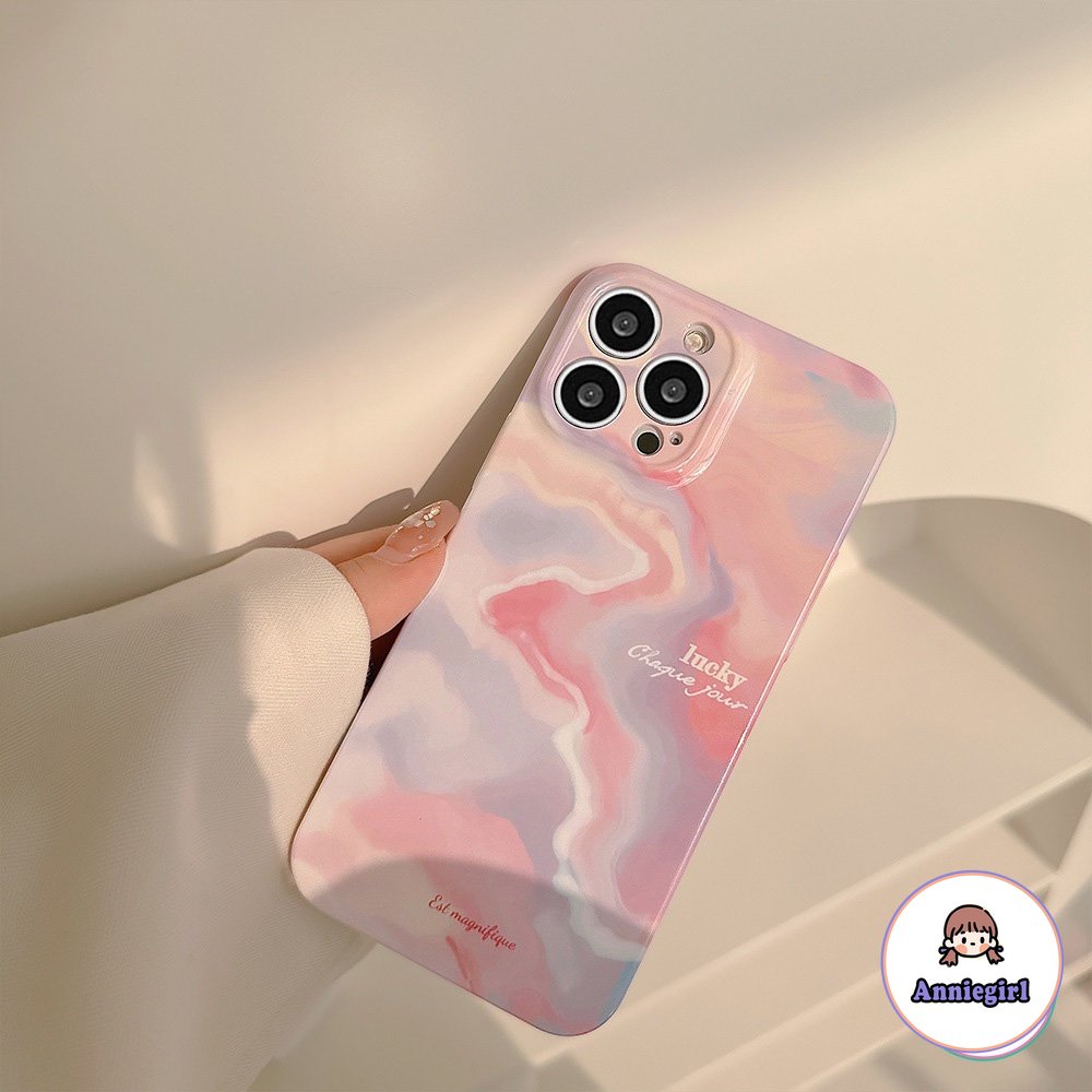 Ốp Điện Thoại Cứng Hình Đám Mây Màu Gradient Cho IPhone 11 14 Pro Max 13 Pro Max 12 IPhone X XS XS Max XR 7 8 Plus