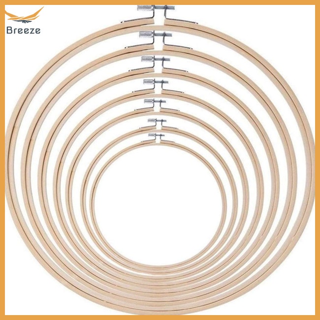 Khung Tre Tròn Dùng Thêu Tranh Chữ Thập Thủ Công Nghệ Thuật Diy