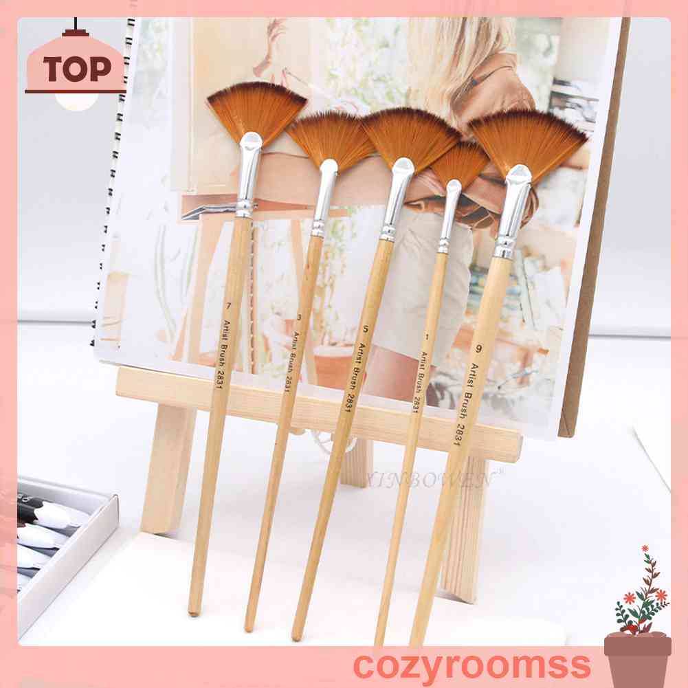 Set 3 / 5 Cọ Vẽ Tranh Chuyên Dụng Cho Học Sinh