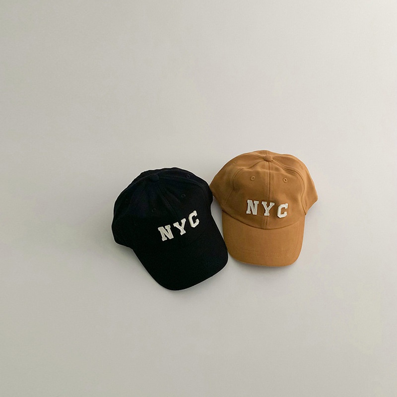 Mũ Lưỡi Trai Thêu Chữ NYC Phong Cách Hàn Quốc Cho Bé