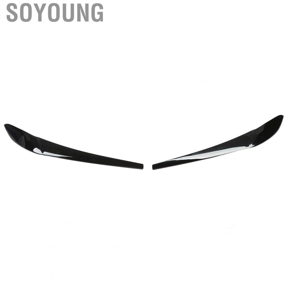 Soyoung Headlight Eyebrow  Impact Resistance Headlamp Eyelid for Car