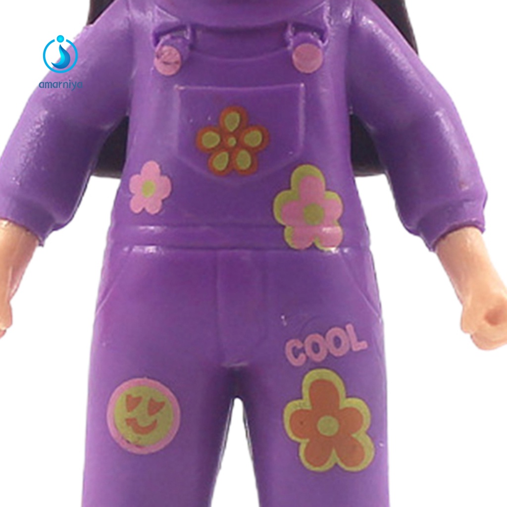 Set 5 Mô Hình Gấu Trúc Đỏ Hoạt Hình Dễ Thương