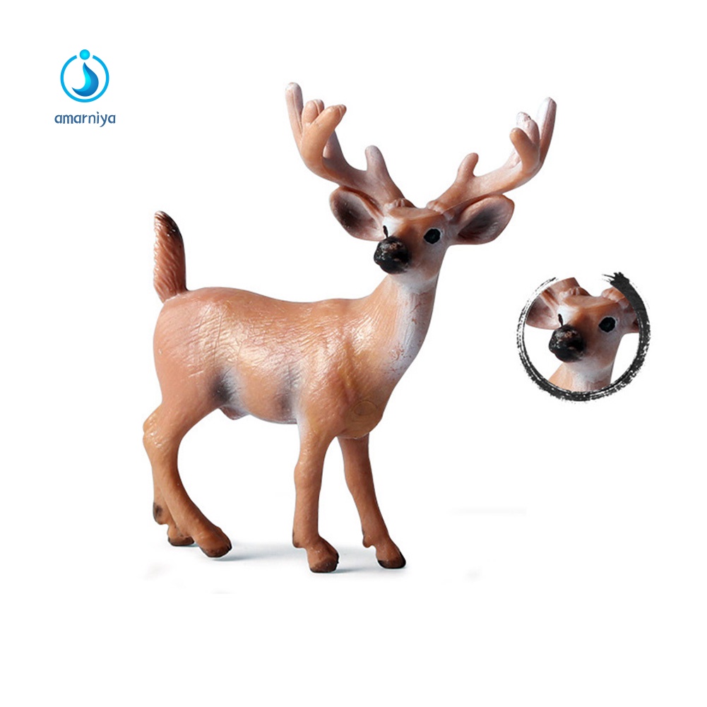 Set 6 Mô Hình Hươu Cao Cổ Dễ Thương Dùng Để Trang Trí Nội Thất