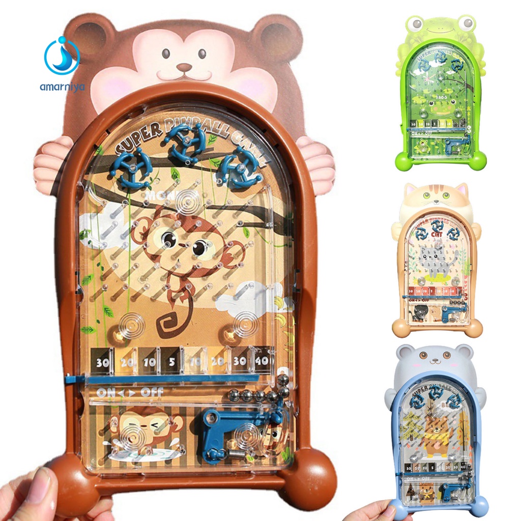 Đồ Chơi Pinball Hình Ếch Vui Nhộn Màu Sắc Ngẫu Nhiên