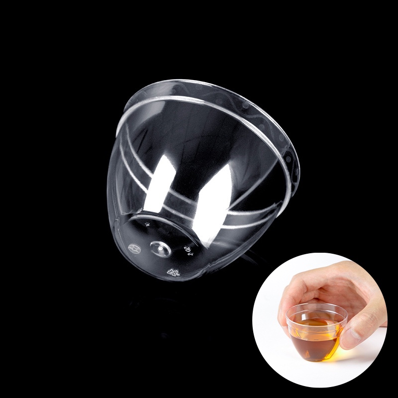 Bộ 20 Cốc Nhựa 60ml Trong Suốt Dùng Một Lần Chuyên Dụng Cho Tráng Miệng