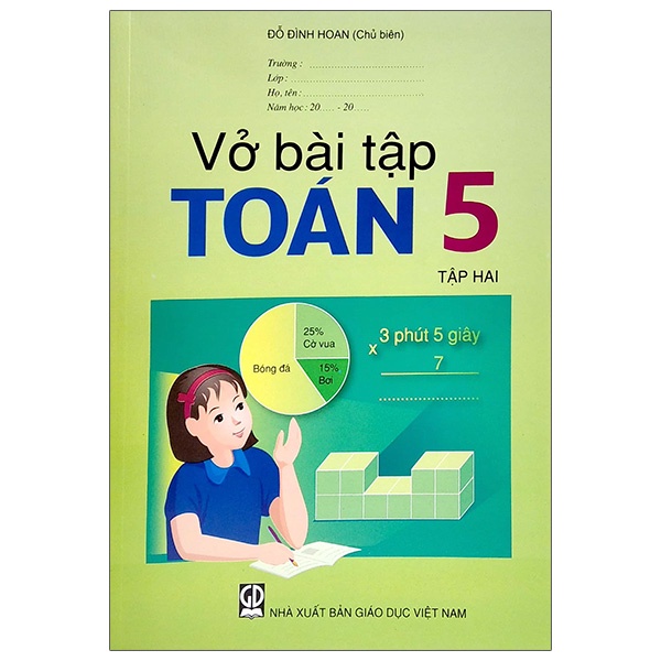 Sách VBT Toán 5 - Tập 2 (2023)