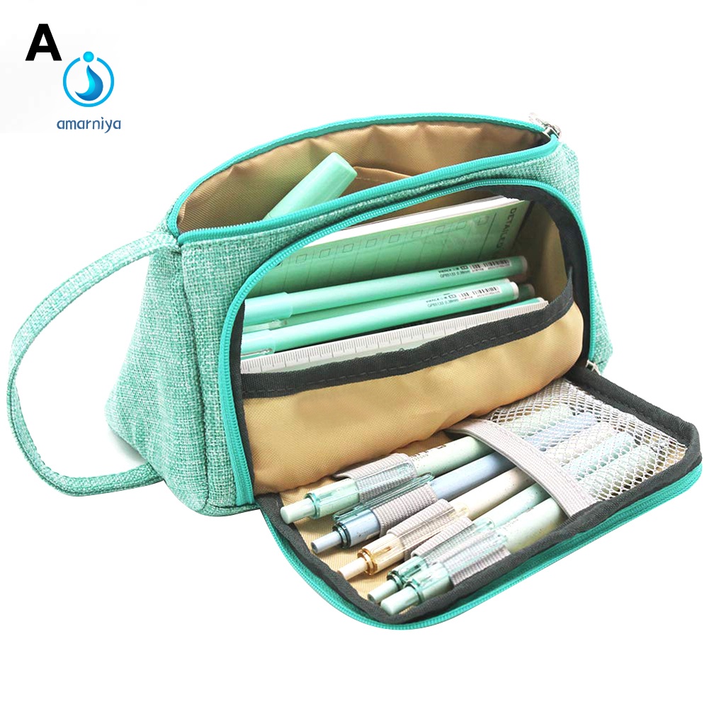 (Shop Amart) Túi Đựng Bút Chì Sức Chứa Lớn