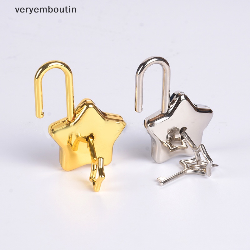 Ổ Khóa Hành Lý Hình Ngôi Sao Mini Kèm Chìa Khóa