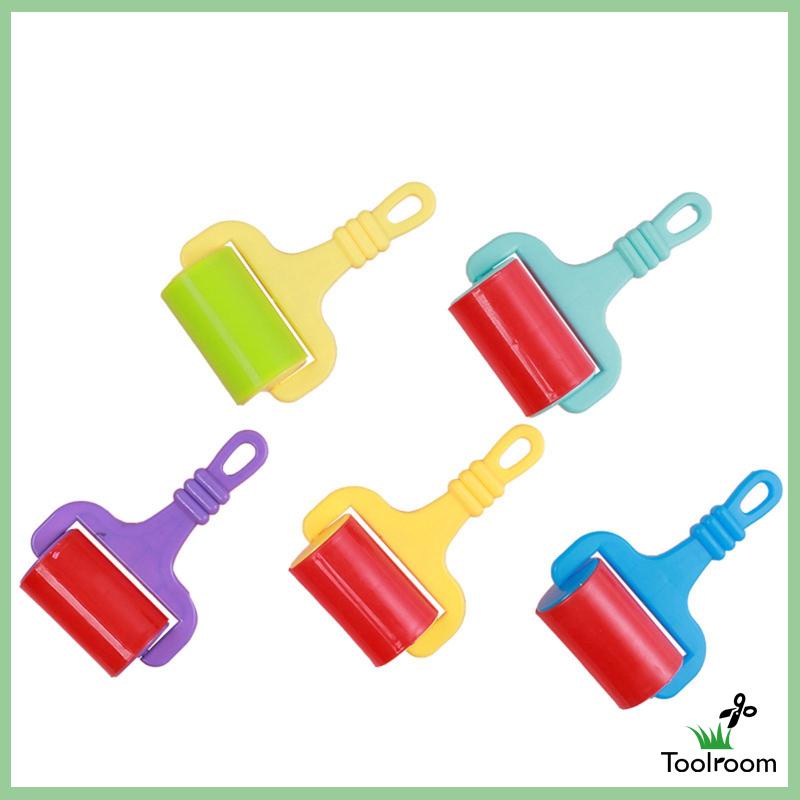 Cây Lăn Đất Sét Chống Dính Có Tay Cầm Dành Cho Trẻ Em DIY