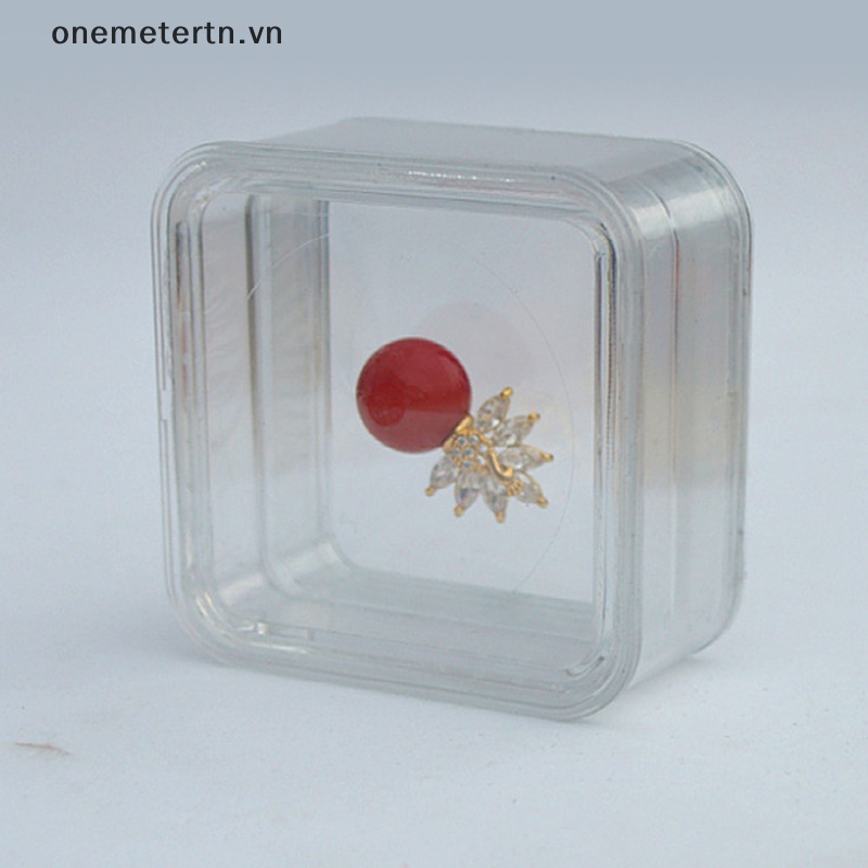 Onemetertn Hộp Đựng Nhẫn / Vòng Tay / Trang Sức Bằng PE Co Giãn Trong Suốt Chống Bụi