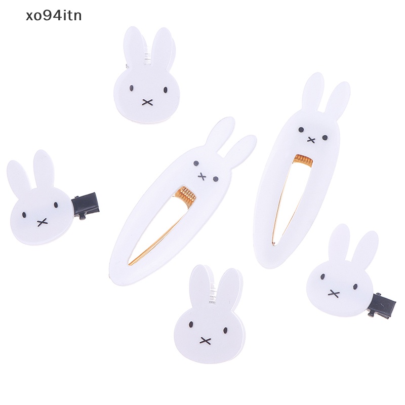 Set 2 Kẹp Tóc Hình Thỏ Trắng Dễ Thương