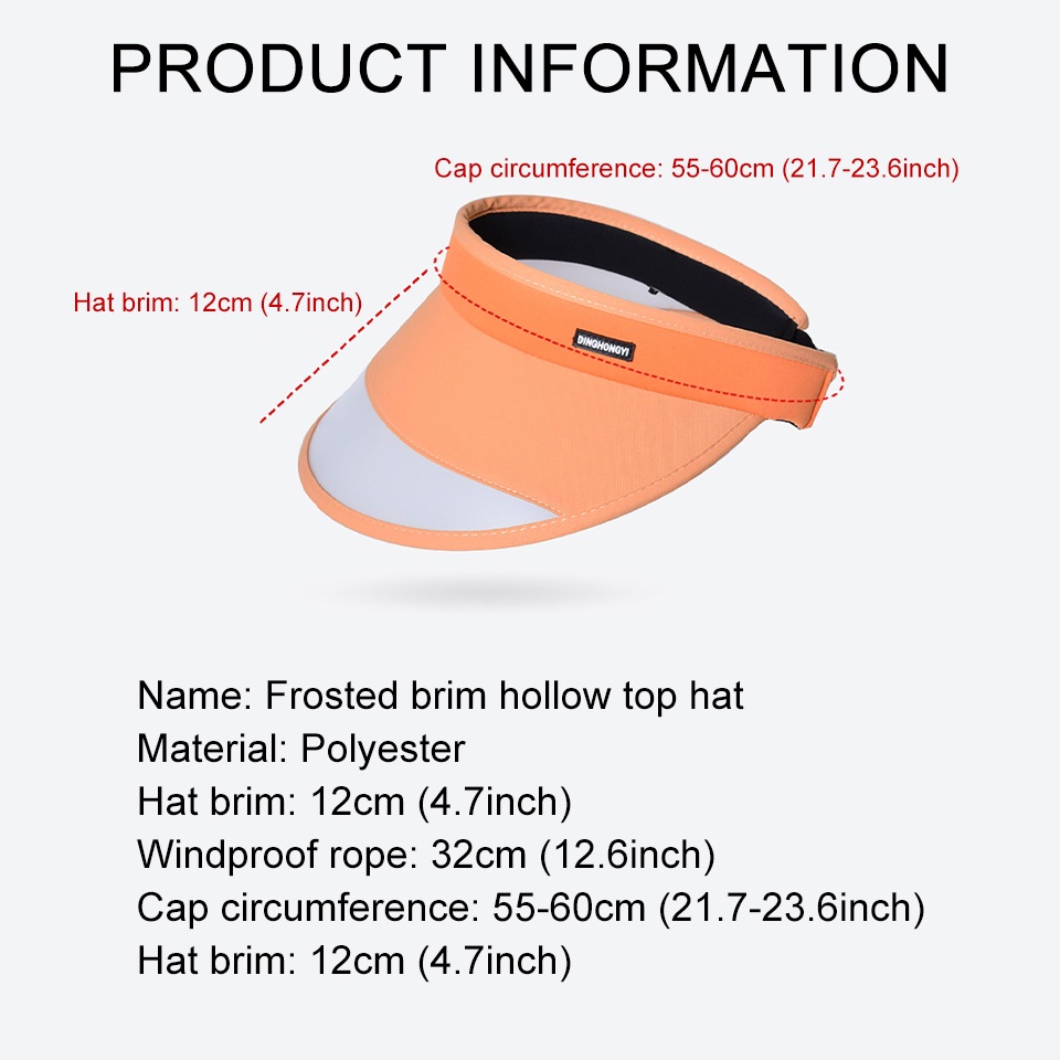 Mũ Lưỡi Trai Bằng PVC Màu Đục Hai Màu Tùy Chỉnh Chống Nắng Đa Năng Thời Trang Mùa Hè Cho Nữ