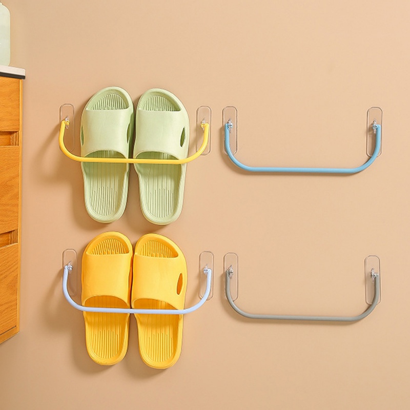 Giá Đỡ Dép / Khăn Tắm Gắn Tường Tiết Kiệm Không Gian Tiện Dụng