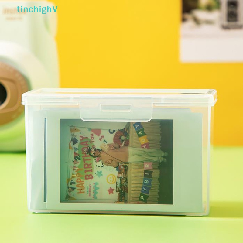 1 Hộp Nhựa Trong Suốt Đựng Ảnh Để Bàn Tiện Dụng