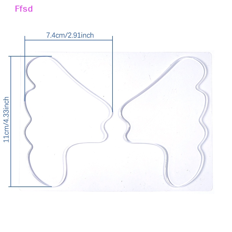 1 Cặp Miếng Silicone Dán Loại Bỏ Nếp Nhăn Có Thể Tái Sử Dụng