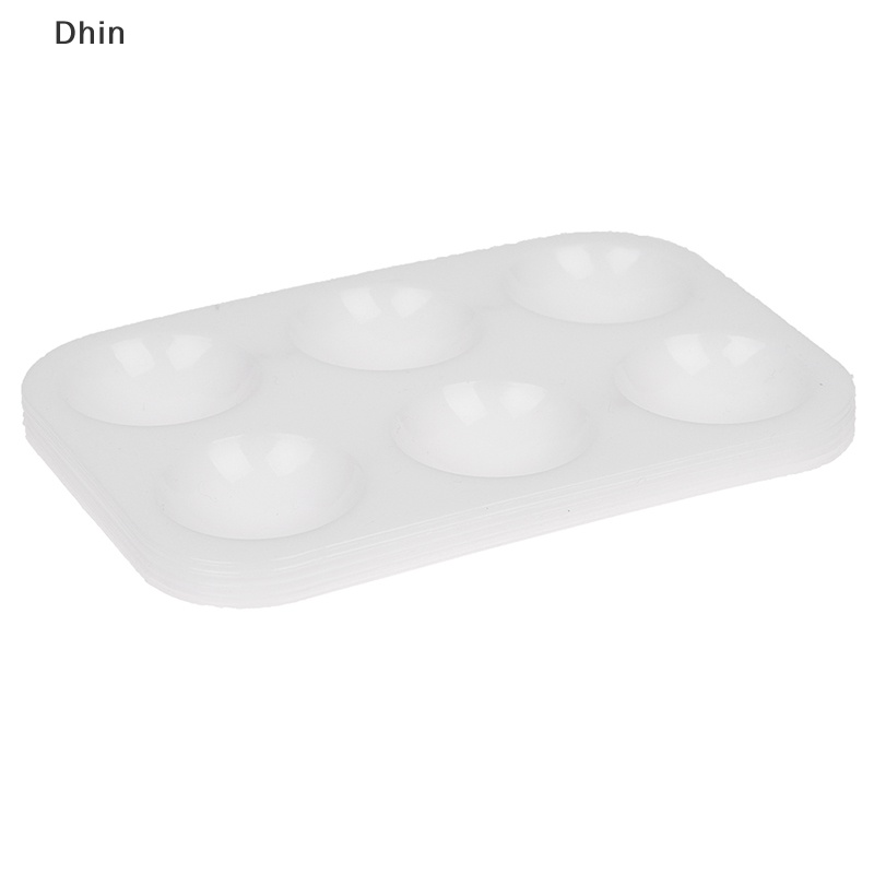 Set 5 Bảng Nhựa 6 Lỗ Hình Chữ Nhật Màu Sắc Đẹp Mắt