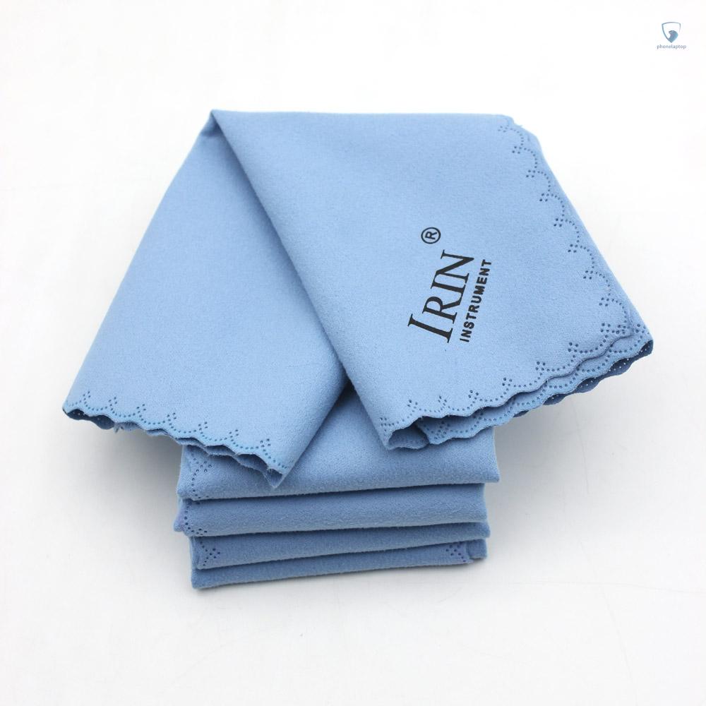 Set 5 Khăn Lau Đánh Bóng Bằng Sợi Micro Chuyên Dụng Cho Đàn Guitar Violin Piano Clarinet Trumpet Sax