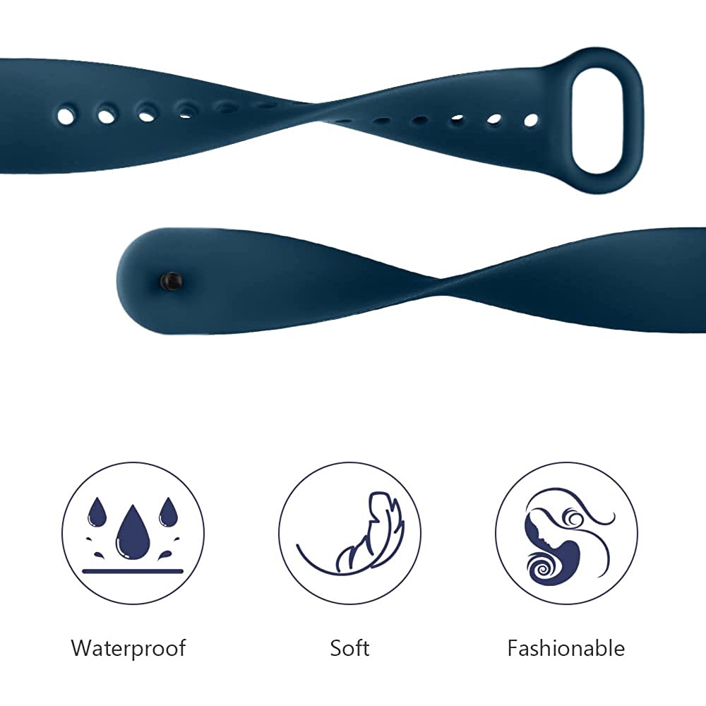 Dây đeo đồng hồ thông minh JANSIN bằng silicon cho Xiaomi Mi Band 8