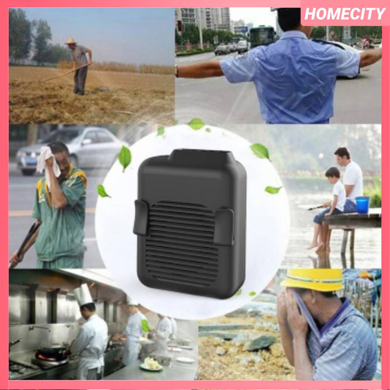 Quạt Nhỏ Treo Thắt Lưng Hoàn Toàn Mới Quạt Lười Cầm Tay Cầm Tay Nhỏ Gọn Để Bàn Yên Tĩnh Mini Gắn Thắt Lưng Cho Ký Túc Xá Sinh Viên