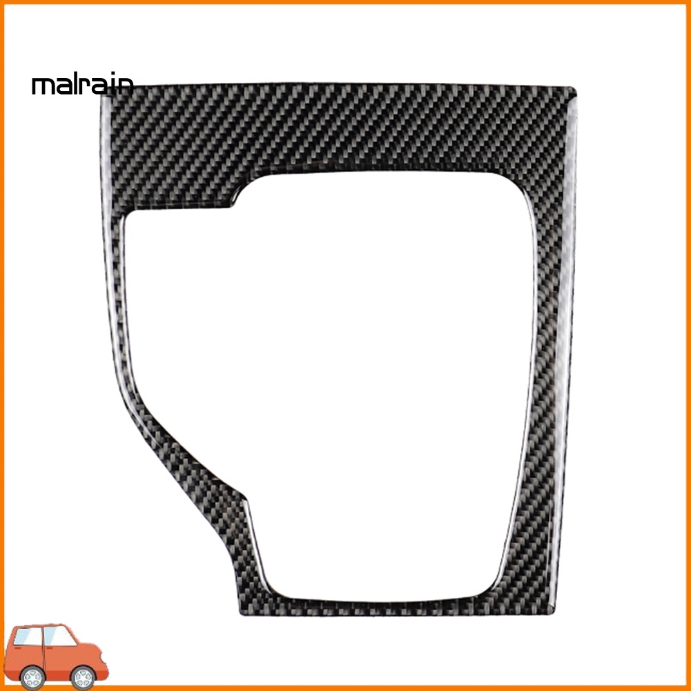 Miếng Dán Sợi Carbon Trang Trí Bảng Điều Khiển Cần Gạt Số Bên Phải Cho Mazda3 Axela