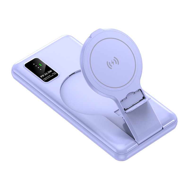 Pin Sạc Dự Phòng Không Dây 20000mAh Từ Tính Mini Magsafe Cho iPhone 14 13 12