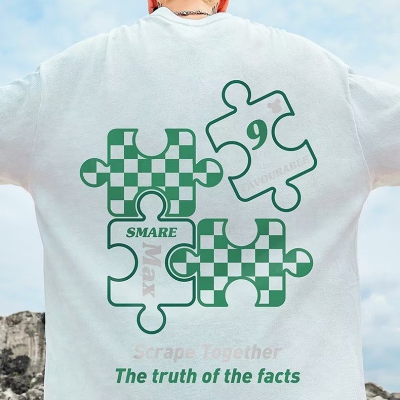 Áo Thun Tay Ngắn In Họa Tiết Phong Cách hip hop Nhật Bản Cho Nam Cỡ M-5XL