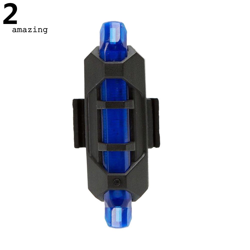 Đèn LED 5 Bóng Cảnh Báo An Toàn Gắn Đuôi Xe Đạp