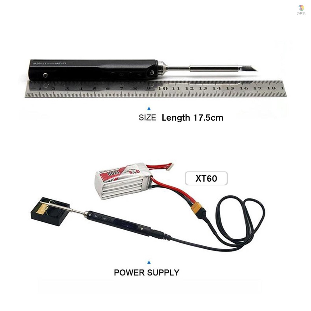 Mỏ Hàn Điện Mini SQ-001 65W Có Thể Điều Chỉnh Nhiệt Độ Tiện Dụng