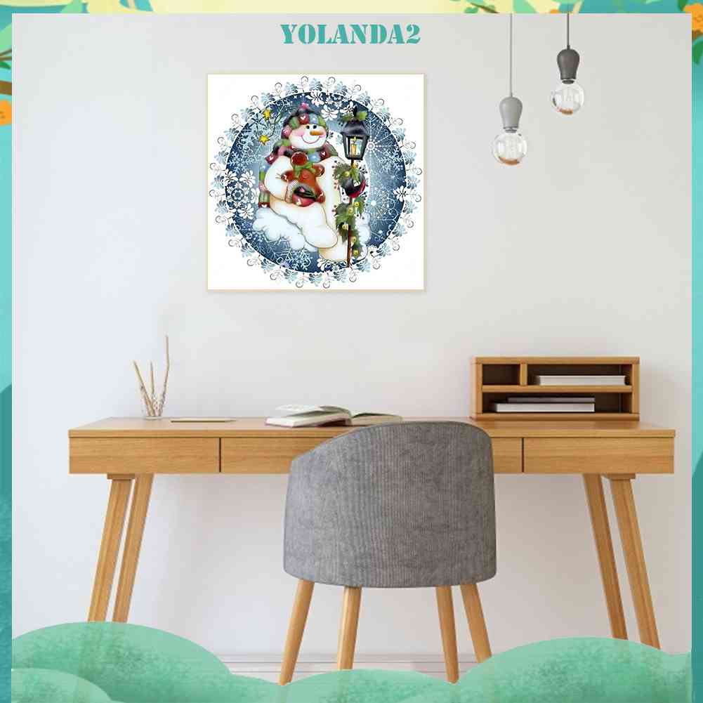 Bộ Tranh Đính Kim Cương Toàn Bộ Hình Vẽ Vịt Và Stitch Trang Trí Nhà Cửa