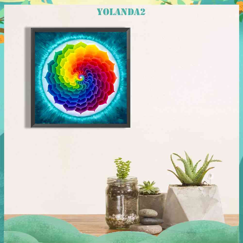 Bộ Tranh Đính Đá 5D DIY Hình Phi Tiêu Đầy Màu Sắc Để Trang Trí Nhà