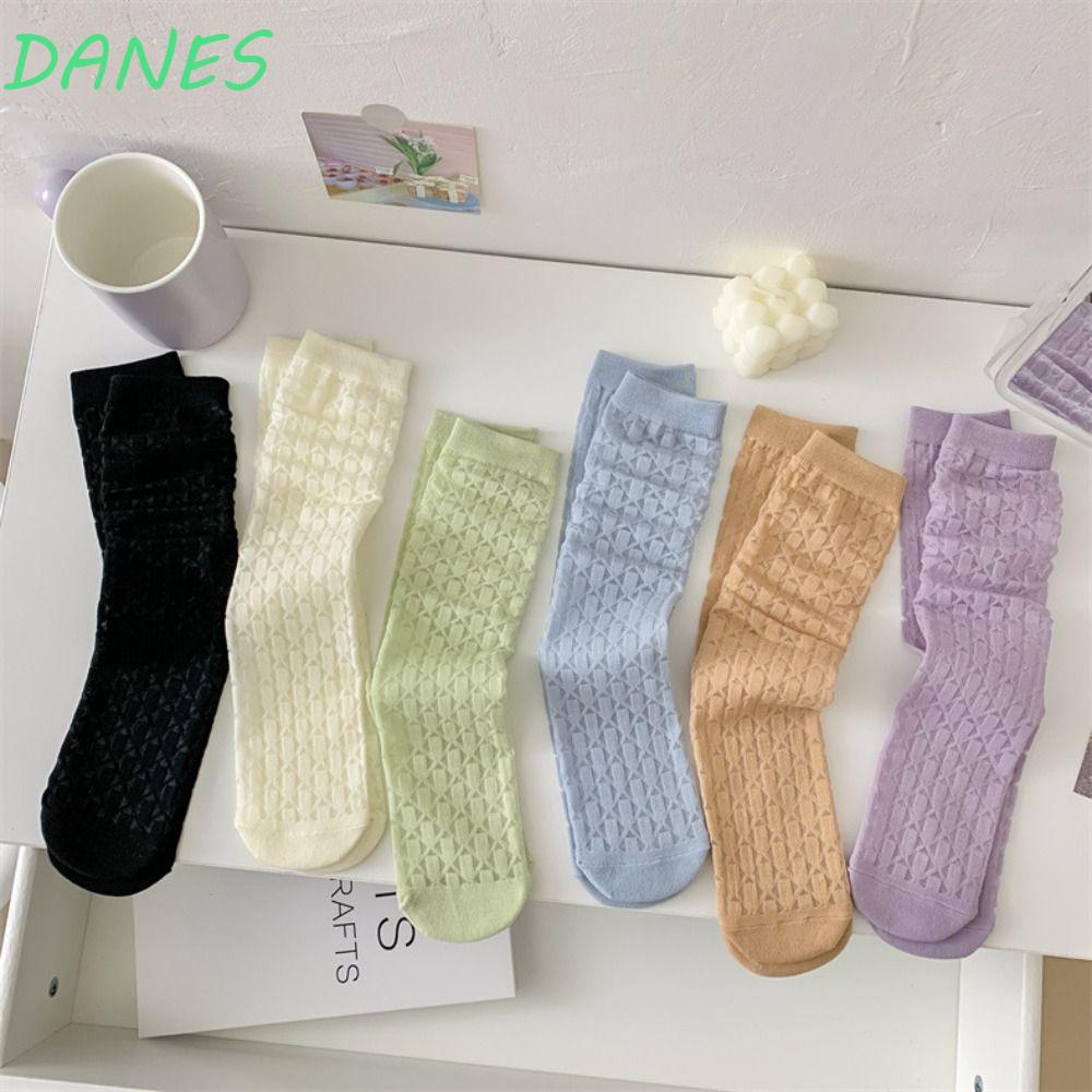 Vớ Lụa Thủy Tinh Phối Ren Mềm Mại Co Giãn Thoáng Khí Thấm Hút Mồ Hôi Khử Mùi Thời Trang Xuân Hè Cho Nữ