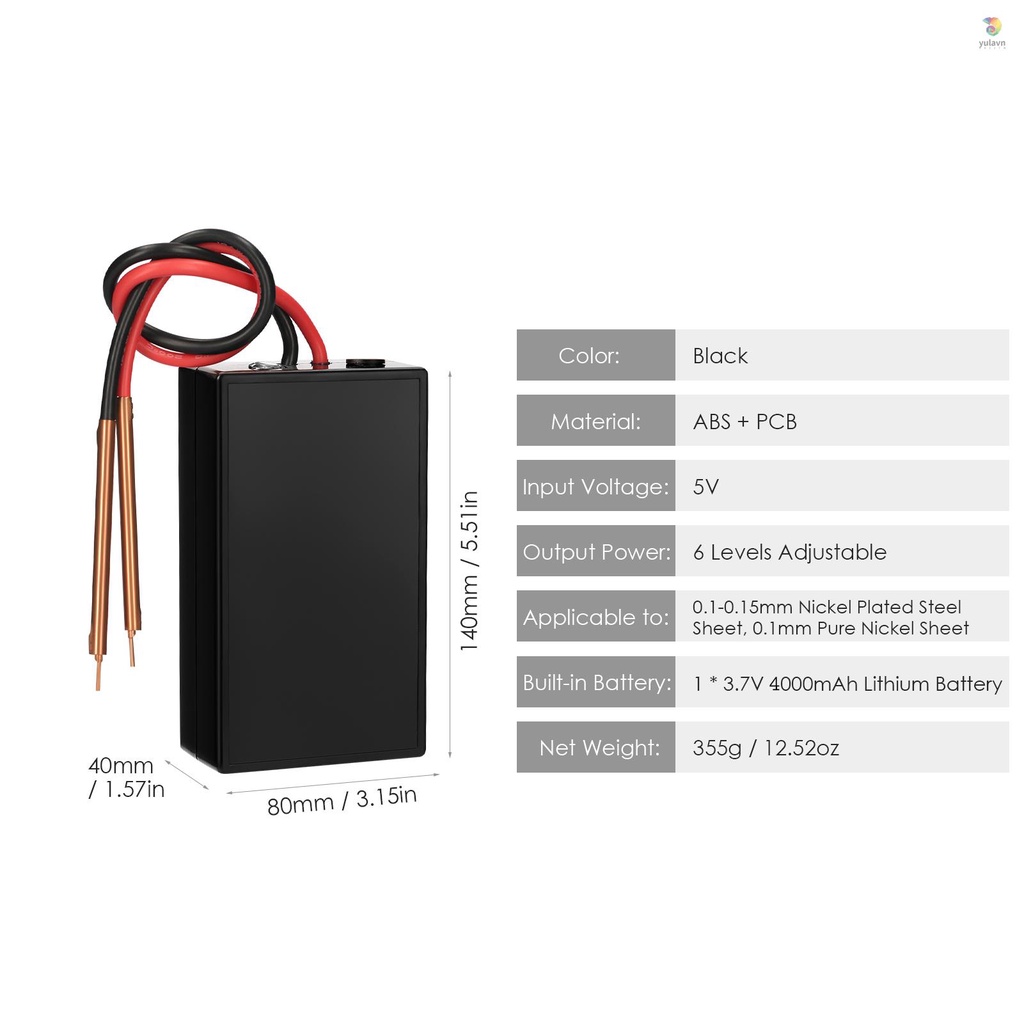 Bút Hàn Mini Geevorks 6 Bánh Răng Điều Chỉnh 4000mAh Có Thể Sạc Lại Tiện Dụng Cho Gia Đình DIY