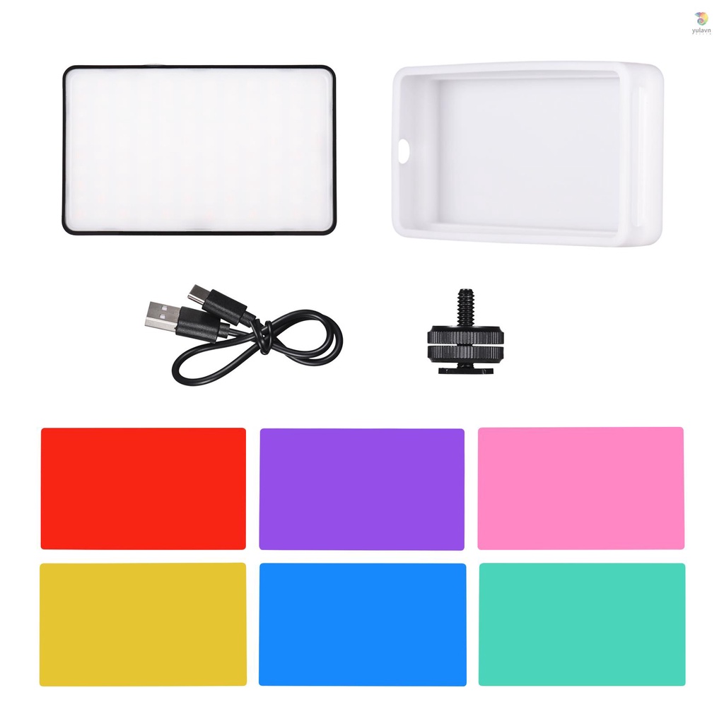 Đèn LED Video Andoer ST120 2500K-9000K Bi B12200K Có Thể Sạc Lại Được