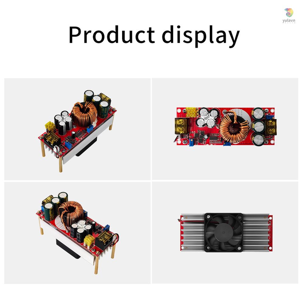 Mô Đun Tăng Áp Đầu Vào DC10-60V 0.8-20A 1500W Chuyên Dụng