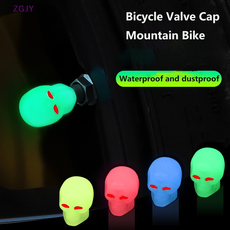 1 Nắp Van Xe Đạp Leo Núi Có Đèn Led Mới