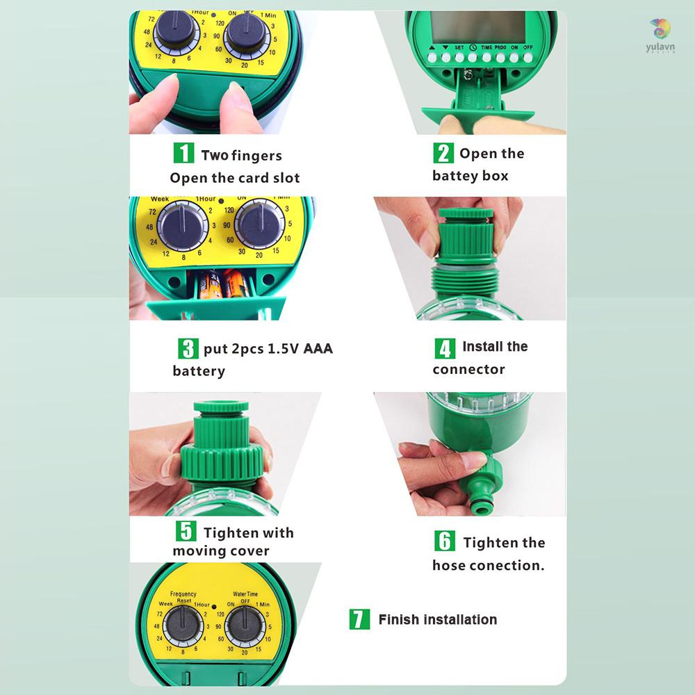 Nút Điều Khiển Tưới Nước Tự Động Thông Minh Cho Sân Vườn