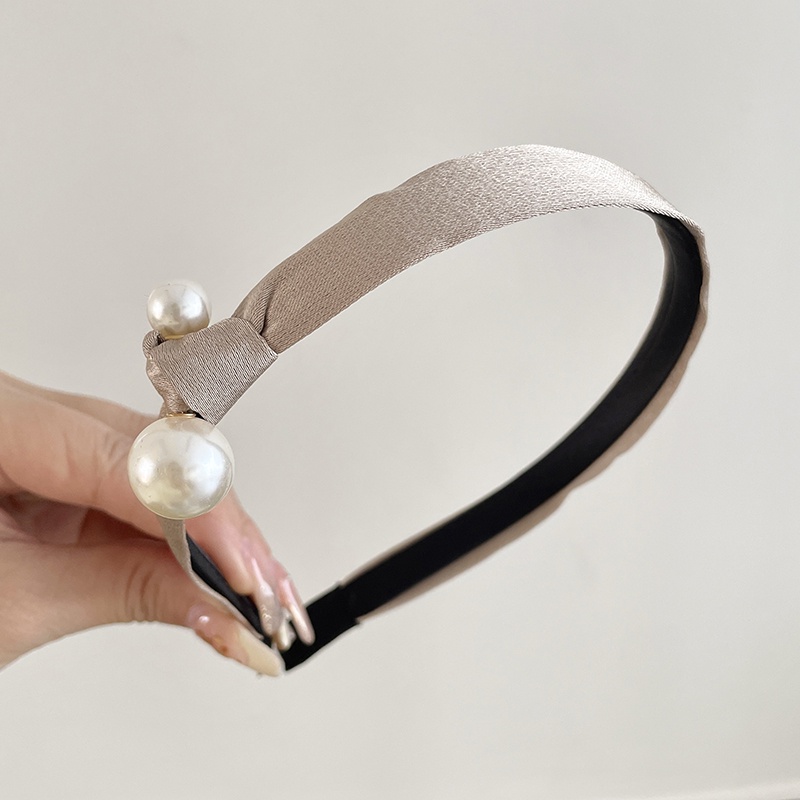 Băng Đô cài tóc Màu Trắng Đen Thời Trang Mùa Hè Cho Nữ