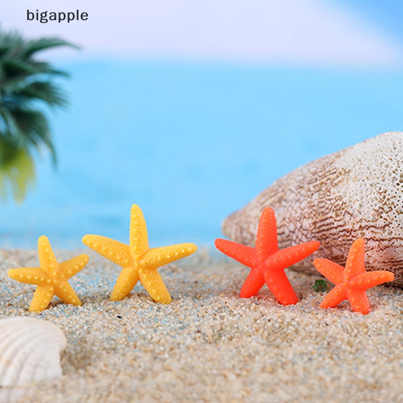 Bigapple Phụ Kiện Trang Trí Bể Cá Hình Sao Biển Nhiều Màu Sắc Bằng Nhựa Resin