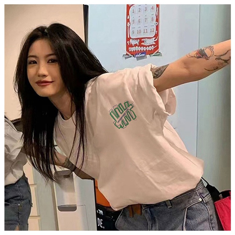 Áo Thun Unisex 100% Cotton Nguyên Chất Ngắn Tay Phong Cách Hàn Quốc Mới NRVP 2023