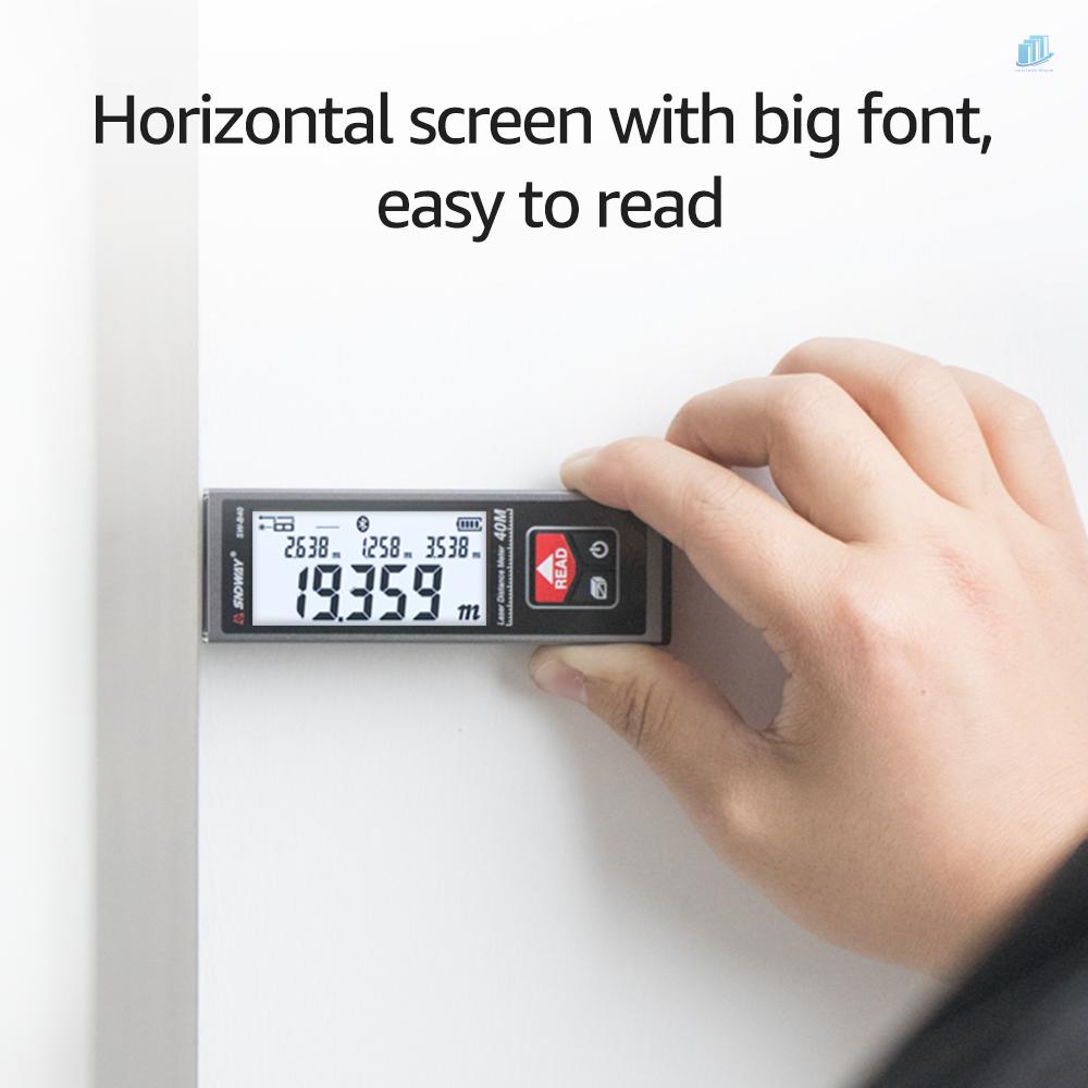 Thiết Bị Đo Khoảng Cách Cầm Tay SNDWAY SW-B60 Bằng Laser Có Thể Sạc Lại