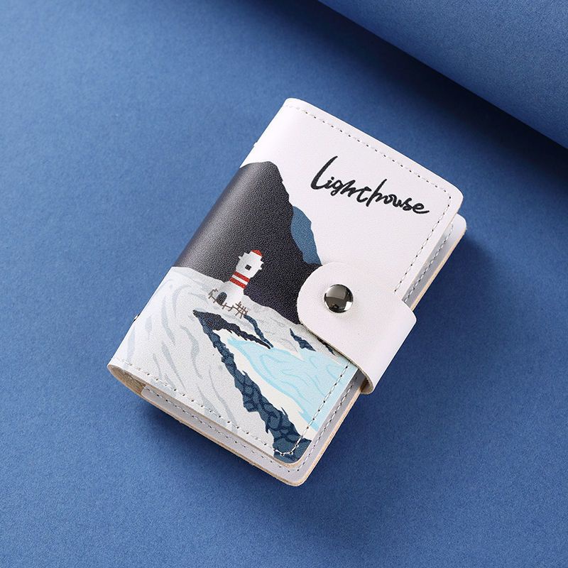 Tranh Sơn Dầu Mt. Ví Đựng Thẻ Ngân Hàng / Thẻ Ngân Hàng Kích Cỡ Lớn Dành Cho Nữ Giá Đỡ