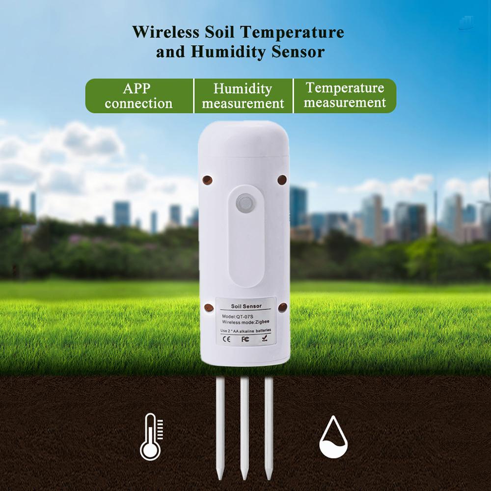 Máy Đo Độ Ẩm Đất Không Dây Eca Zigbee IP67 Chống Nước IP67 Chuyên Dụng Cho Trồng Cây